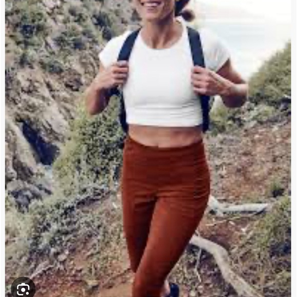 Athleta Trekkie Hybrid Crop Tight Size 8 - Picture 1 of 11